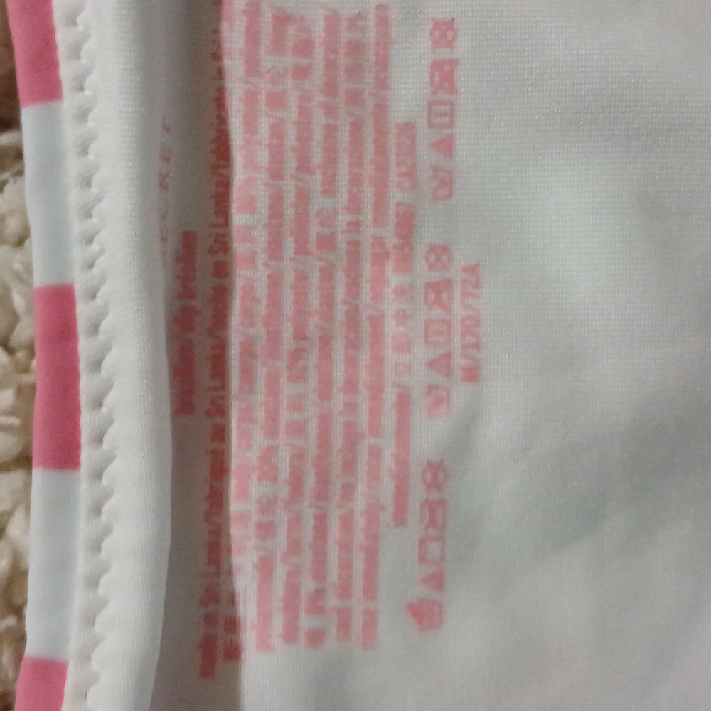 Victoria's Secret Pink and White Bikini NWOT - Picture 4 of 9